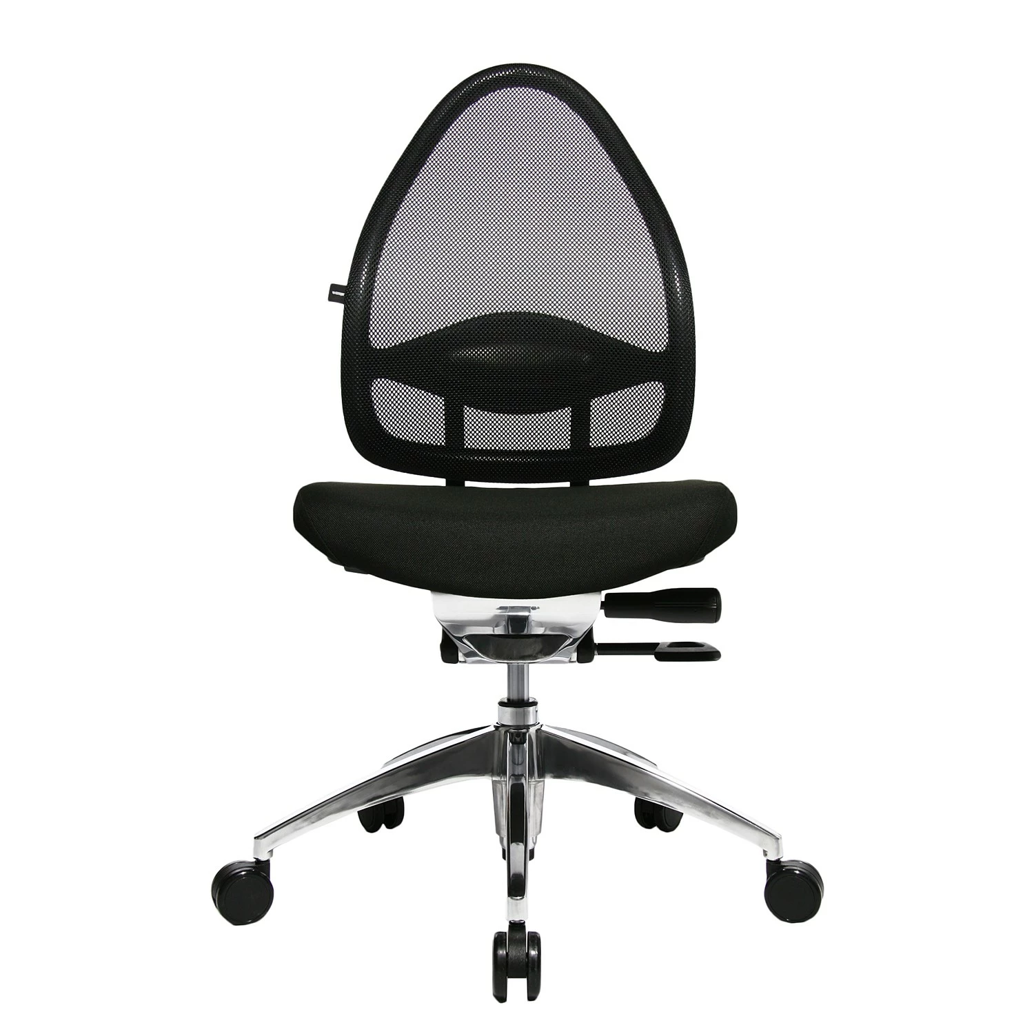 Topstar Bürostuhl Open Base 10 Deluxe - Netz- & Webstoff / Aluminium - Schwarz / Silber 4 Topstar Bürostuhl Open Base 10 Deluxe - Netz- & Webstoff / Aluminium - Schwarz / Silber – Bild 2