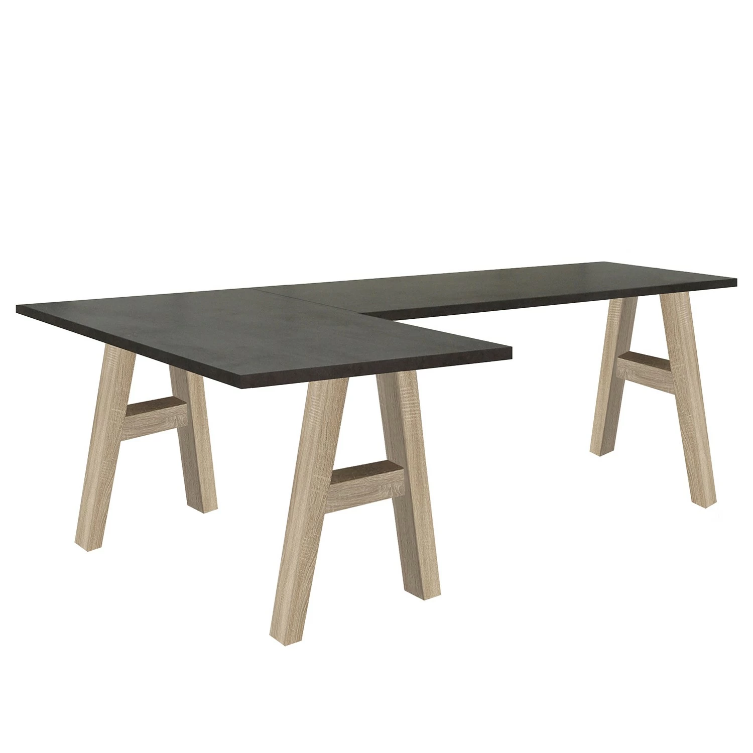 Mooved Eckschreibtisch Leeton I - Eiche / Anthrazit 3 Mooved Eckschreibtisch Leeton I - Eiche / Anthrazit