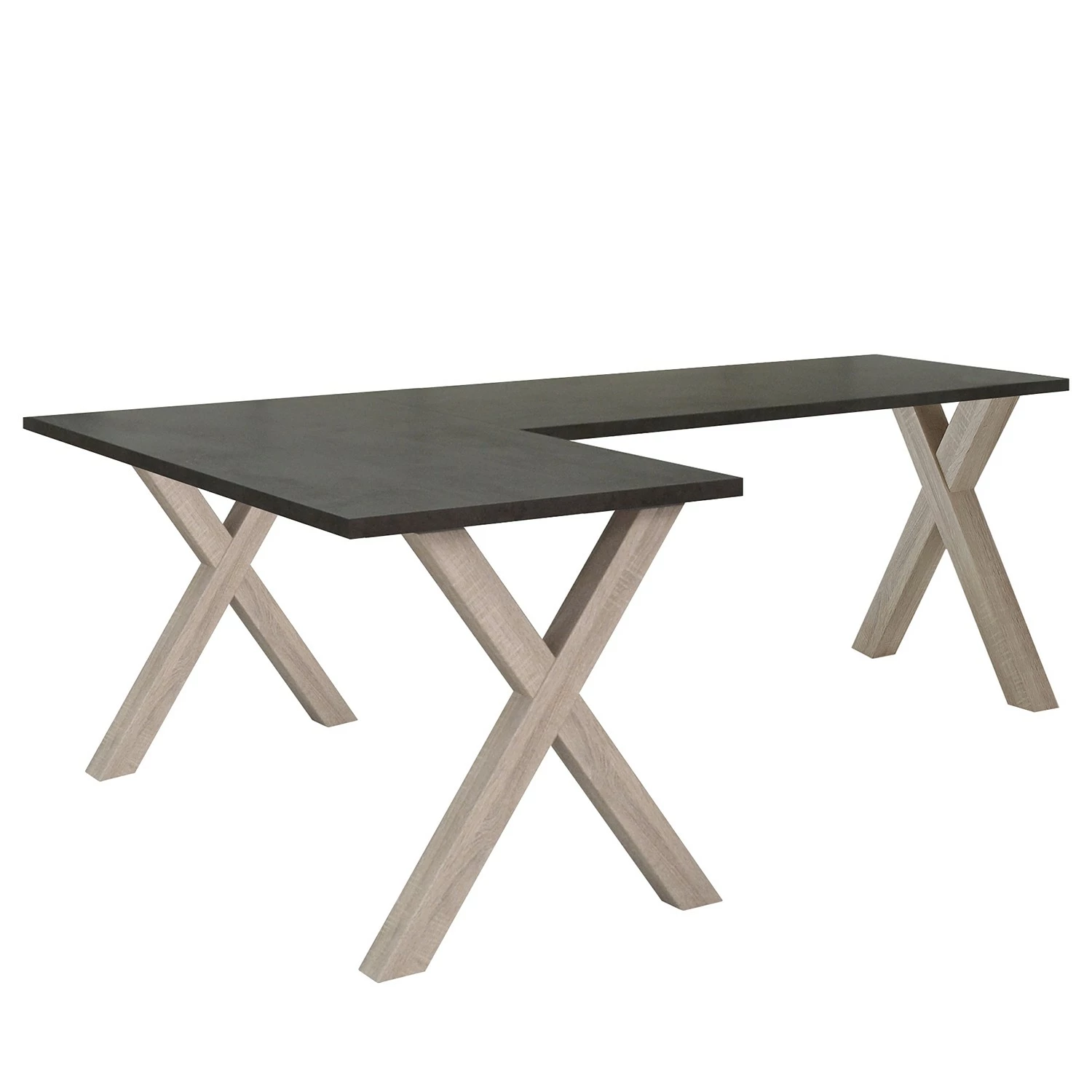 Mooved Eckschreibtisch Leeton II - Eiche / Anthrazit 3 Mooved Eckschreibtisch Leeton II - Eiche / Anthrazit