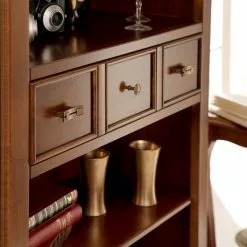 Ridgevalley Regal Brieux II - Echtholzfurnier - Tulpenbaum Antik -Büromöbel Verkaufsgeschäft 1000230623 201113 12540600090 DETAILS P000000001000230623