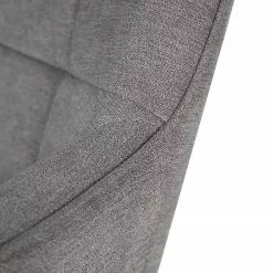 Furnitive Bürostuhl Valady II - Microfaser / Eisen - Grau / Chrom -Büromöbel Verkaufsgeschäft 1000230741 220322 035 DETAILS P000000001000230741