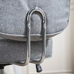 Furnitive Bürostuhl Orlu II - Webstoff / Eisen - Hellgrau / Chrom 22 Furnitive Bürostuhl Orlu II - Webstoff / Eisen - Hellgrau / Chrom -Büromöbel Verkaufsgeschäft 1000230748 220328 032 DETAILS P000000001000230748