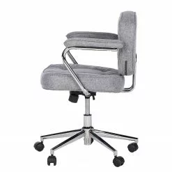 Furnitive Bürostuhl Orlu II - Webstoff / Eisen - Hellgrau / Chrom 18 Furnitive Bürostuhl Orlu II - Webstoff / Eisen - Hellgrau / Chrom -Büromöbel Verkaufsgeschäft 1000230748 220330 031 DETAILS P000000001000230748