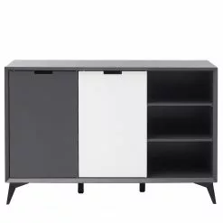Loftscape Sideboard Nevez II - Weiß / Grau -Büromöbel Verkaufsgeschäft 1000230749 201113 13073700009 DETAILS P000000001000230749