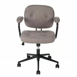 Furnitive Bürostuhl Orlu I - Microfaser / Eisen - Vintage Taupe / Schwarz 22 Furnitive Bürostuhl Orlu I - Microfaser / Eisen - Vintage Taupe / Schwarz -Büromöbel Verkaufsgeschäft 1000230752 220322 030 DETAILS P000000001000230752