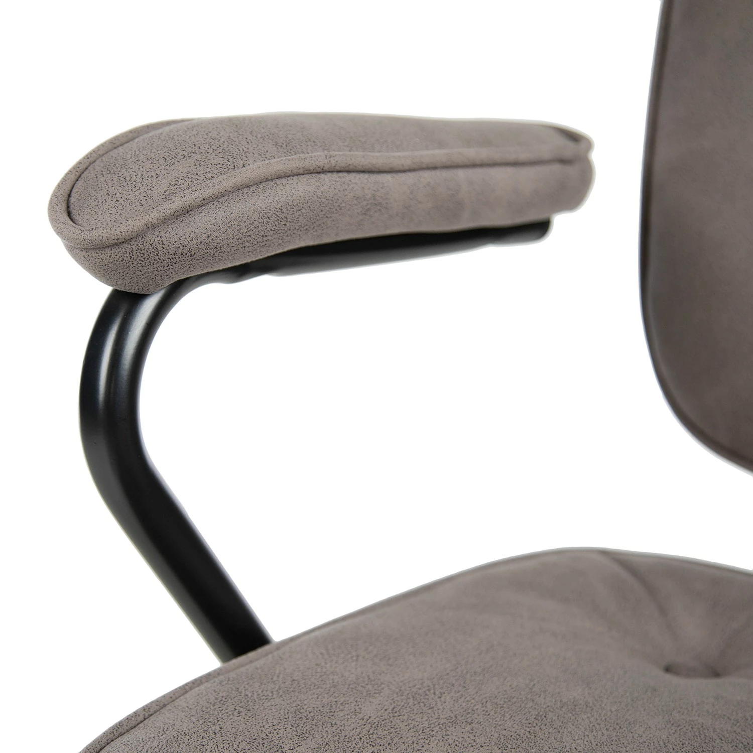 Furnitive Bürostuhl Orlu I - Microfaser / Eisen - Vintage Taupe / Schwarz 9 Furnitive Bürostuhl Orlu I - Microfaser / Eisen - Vintage Taupe / Schwarz – Bild 7