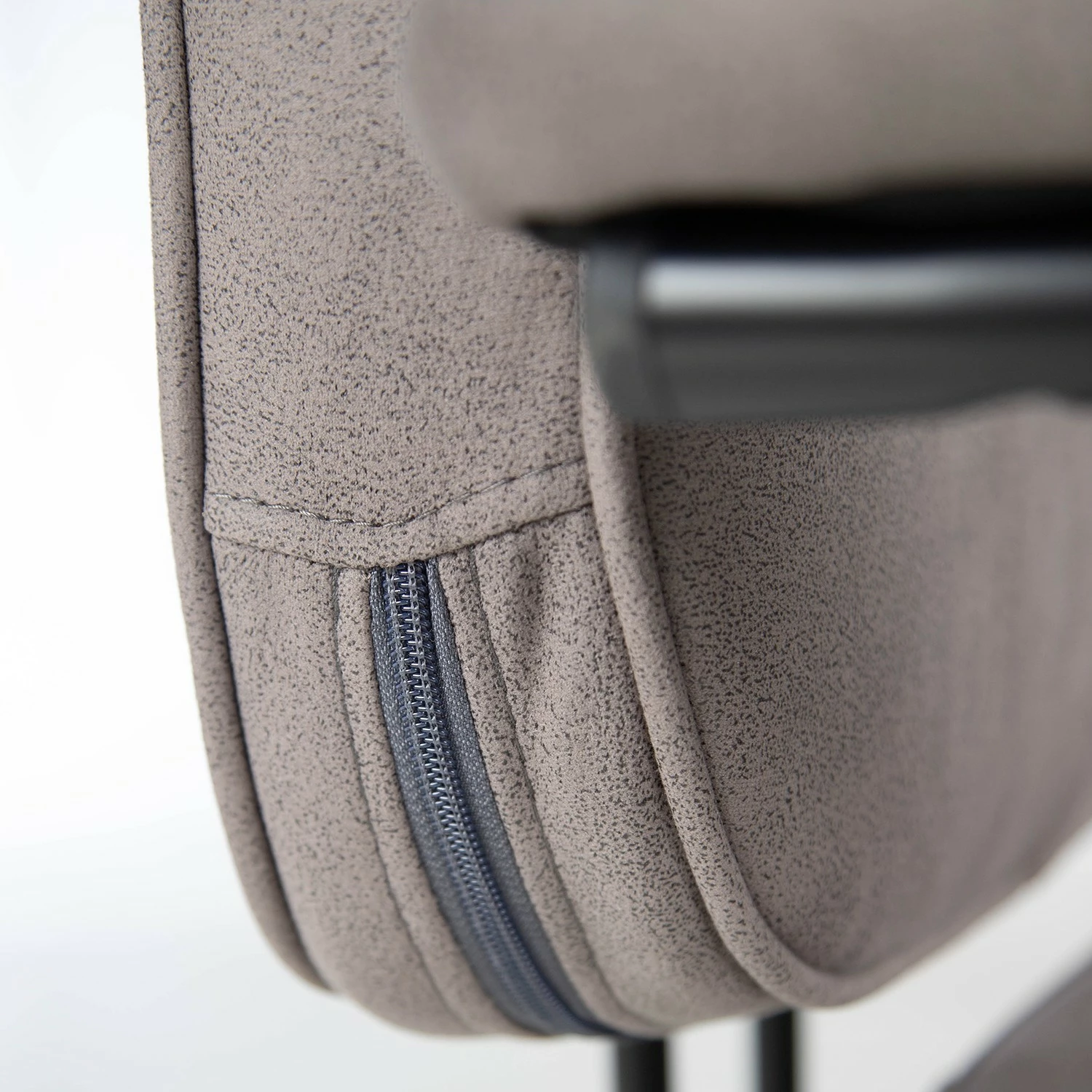 Furnitive Bürostuhl Orlu I - Microfaser / Eisen - Vintage Taupe / Schwarz 12 Furnitive Bürostuhl Orlu I - Microfaser / Eisen - Vintage Taupe / Schwarz – Bild 10