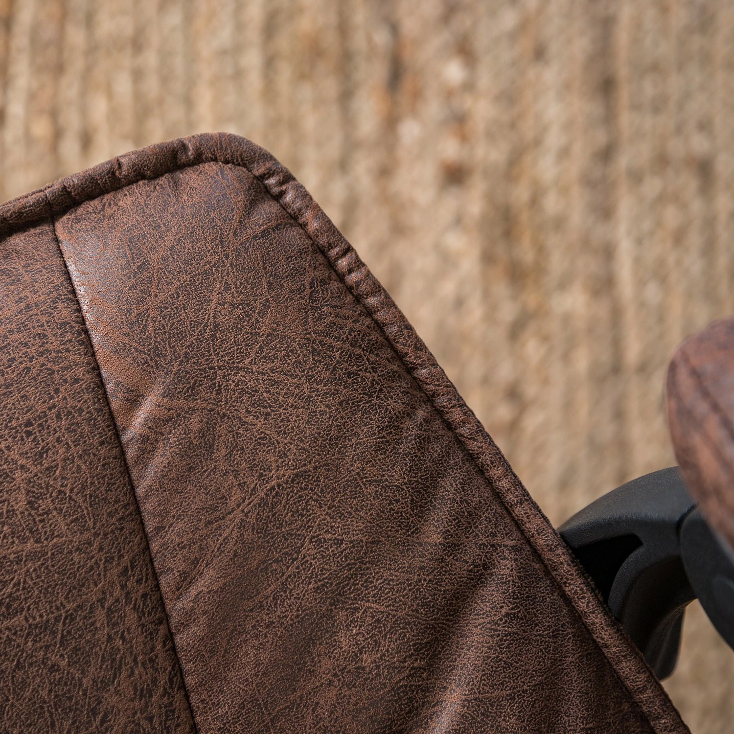 Furnitive Chefsessel Wisdom - Microfaser / Kunststoff - Vintage Braun / Schwarz 10 Furnitive Chefsessel Wisdom - Microfaser / Kunststoff - Vintage Braun / Schwarz – Bild 8