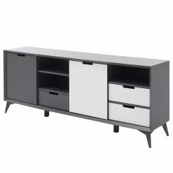 Loftscape Sideboard Nevez I - Weiß / Grau -Büromöbel Verkaufsgeschäft 1000230756 211007 13331900087 DETAILS P000000001000230756