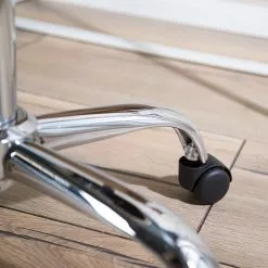 Furnitive Drehhocker Leek - Kunstleder / Metall - Weiß -Büromöbel Verkaufsgeschäft 1000231308 220328 030 DETAILS P000000001000231308