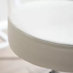 Furnitive Drehhocker Leek - Kunstleder / Metall - Weiß -Büromöbel Verkaufsgeschäft 1000231308 220328 032 DETAILS P000000001000231308