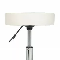 Furnitive Drehhocker Leek - Kunstleder / Metall - Weiß -Büromöbel Verkaufsgeschäft 1000231308 220406 030 DETAILS P000000001000231308