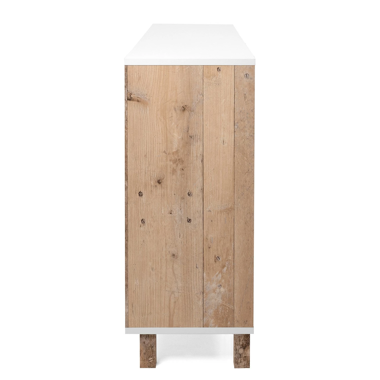 Loftscape Sideboard Mayac I - Weiß / Altholz Dekor 9 Loftscape Sideboard Mayac I - Weiß / Altholz Dekor – Bild 7