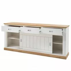 Ridgevalley Sideboard Ollezy II - Pinie Weiß Dekor / Eiche Wotan Dekor -Büromöbel Verkaufsgeschäft 1000231951 201204 06220000024 DETAILS P000000001000231951