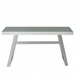 Furnitive LED Schreibtisch Vicq - Glas / Stahl - Weiß / Edelstahl 19 Furnitive LED Schreibtisch Vicq - Glas / Stahl - Weiß / Edelstahl -Büromöbel Verkaufsgeschäft 1000233942 210415 15082400064 DETAILS P000000001000233942