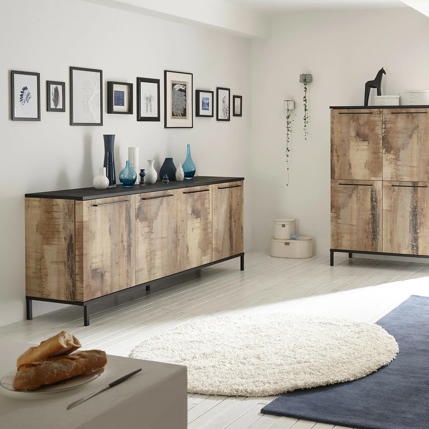 LC Spa Sideboard Mango - Eiche Navarra Dekor - Breite: 207 cm 6 LC Spa Sideboard Mango - Eiche Navarra Dekor - Breite: 207 cm – Bild 4