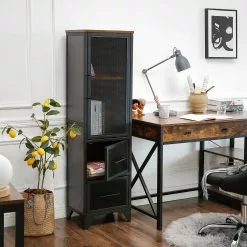 Red Living Regal Thenon - Schwarz / Braun -Büromöbel Verkaufsgeschäft 1000235693 201210 06232100194 MOOD DETAILS P000000001000235693 mood