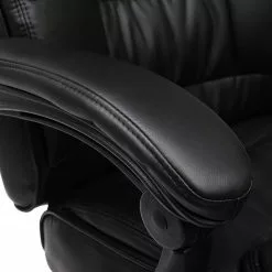 Loftscape Bürostuhl Flers - Kunstleder / Edelstahl - Schwarz -Büromöbel Verkaufsgeschäft 1000235719 210118 06422500152 DETAILS P000000001000235719