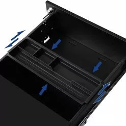 Loftscape Rollcontainer Le Cros - Stahl / Kunststoff - Schwarz -Büromöbel Verkaufsgeschäft 1000235772 210118 06474600379 DETAILS P000000001000235772