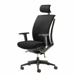 Mayer Sitzmöbel Bürodrehstuhl myARTI CHAIR - Flachgewebe / Kunststoff - Schwarz