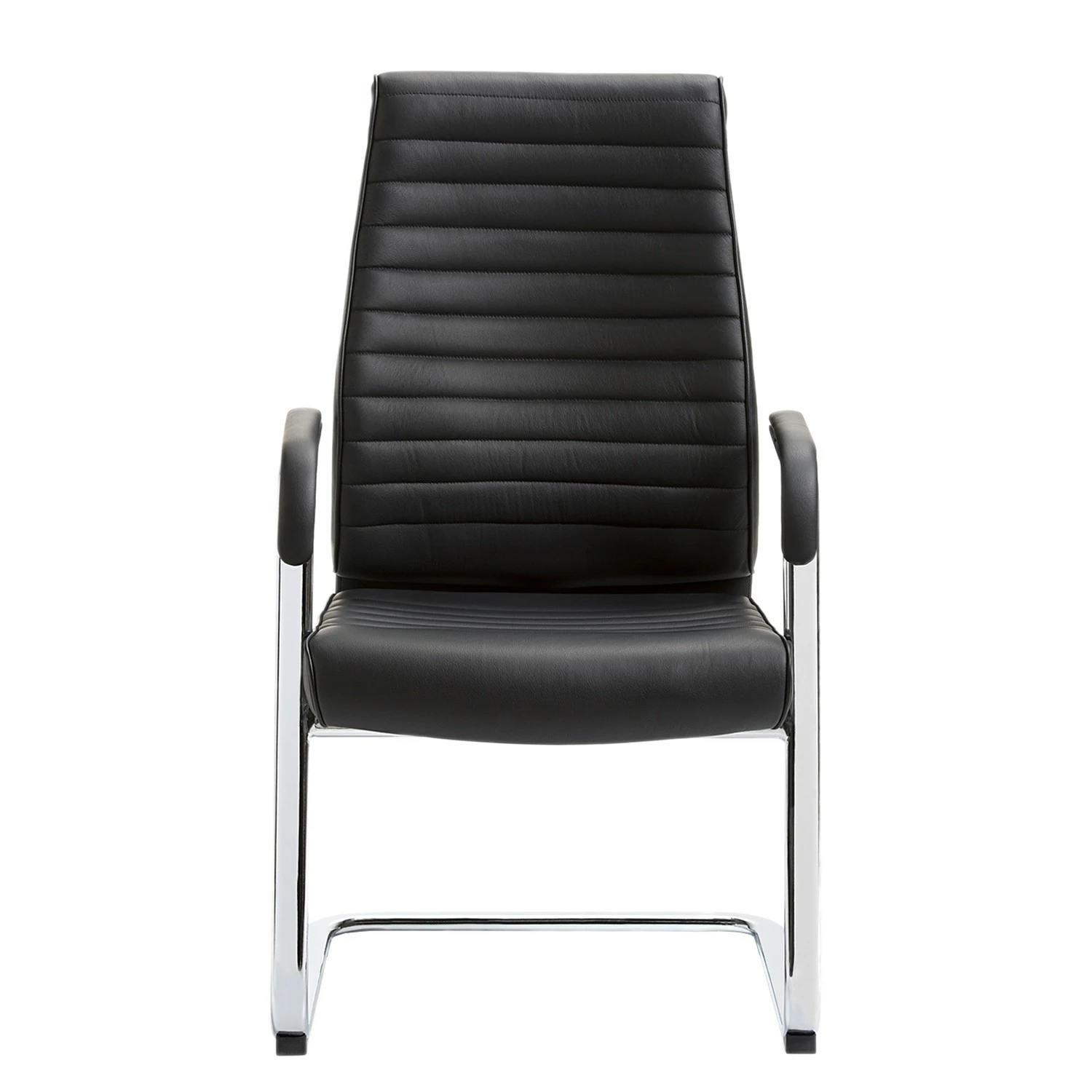 Mayer Sitzmöbel Freischwinger myDELUXE ll - Leder & Kunstleder / Chrom - Schwarz 3 Mayer Sitzmöbel Freischwinger myDELUXE ll - Leder & Kunstleder / Chrom - Schwarz