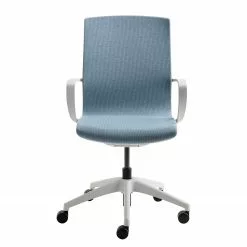 Mayer Sitzmöbel Bürodrehstuhl myMORRIS - Flachgewebe / Kunststoff - Hellblau / Weiß -Büromöbel Verkaufsgeschäft 1000236024 210223 08533000108 DETAILS P000000001000236024
