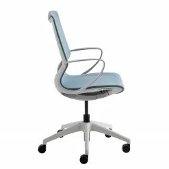 Mayer Sitzmöbel Bürodrehstuhl myMORRIS - Flachgewebe / Kunststoff - Hellblau / Weiß -Büromöbel Verkaufsgeschäft 1000236024 210223 08533100109 DETAILS P000000001000236024