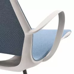 Mayer Sitzmöbel Bürodrehstuhl myMORRIS - Flachgewebe / Kunststoff - Hellblau / Weiß -Büromöbel Verkaufsgeschäft 1000236024 210223 08533400112 DETAILS P000000001000236024