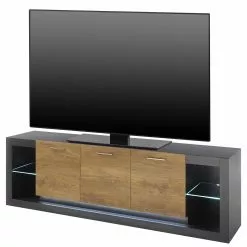 Red Living Lowboard Talence III - Kastanie Dekor / Grau