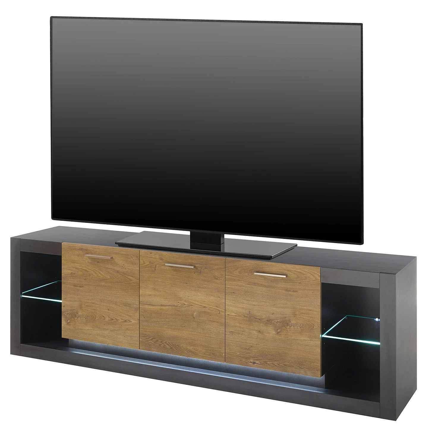 Red Living Lowboard Talence III - Kastanie Dekor / Grau 2 Red Living Lowboard Talence III - Kastanie Dekor / Grau