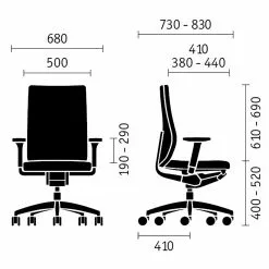 Sedus Bürostuhl se:do I - Grau 16 Sedus Bürostuhl se:do I - Grau -Büromöbel Verkaufsgeschäft 1000238027 210120 13172600017 SKETCH DETAILS P000000001000238027 sketch