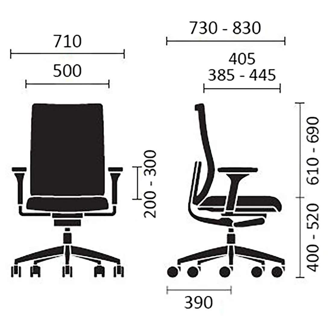 Sedus Bürostuhl se:do PRO light II - Webstoff & Membranbespannung / Stahl - Schwarz 9 Sedus Bürostuhl se:do PRO light II - Webstoff & Membranbespannung / Stahl - Schwarz – Bild 7