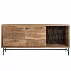 Ars Natura Sideboard Roody - Inkl. Beleuchtung - Akazie massiv / Metall - Akazie / Schwarz 21 Ars Natura Sideboard Roody - Inkl. Beleuchtung - Akazie massiv / Metall - Akazie / Schwarz -Büromöbel Verkaufsgeschäft 1000238181 220420 030 DETAILS P000000001000238181