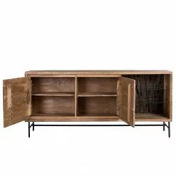 Ars Natura Sideboard Roody - Inkl. Beleuchtung - Akazie massiv / Metall - Akazie / Schwarz 23 Ars Natura Sideboard Roody - Inkl. Beleuchtung - Akazie massiv / Metall - Akazie / Schwarz -Büromöbel Verkaufsgeschäft 1000238181 220420 040 DETAILS P000000001000238181
