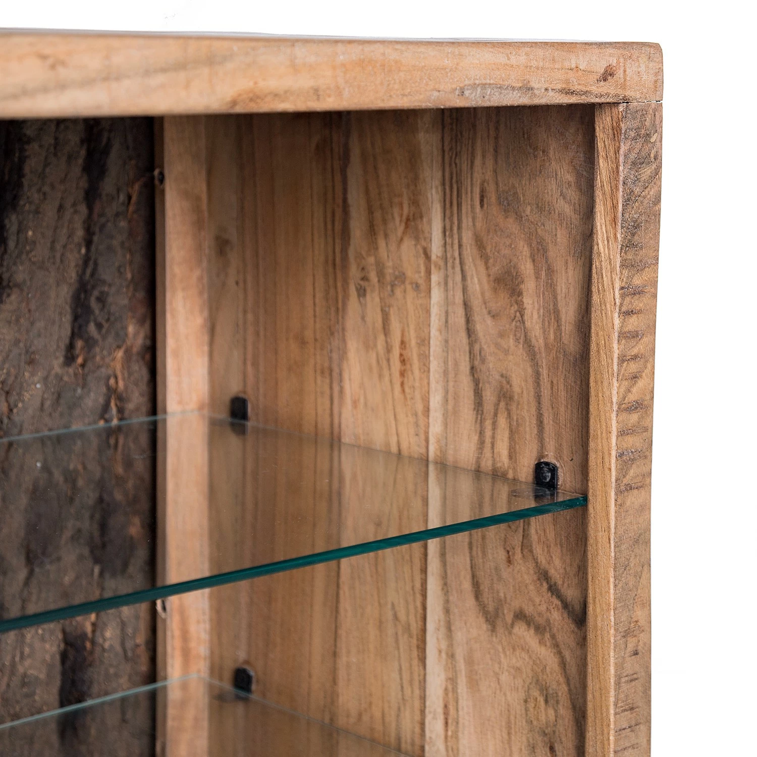 Ars Natura Sideboard Roody - Inkl. Beleuchtung - Akazie massiv / Metall - Akazie / Schwarz 15 Ars Natura Sideboard Roody - Inkl. Beleuchtung - Akazie massiv / Metall - Akazie / Schwarz – Bild 13