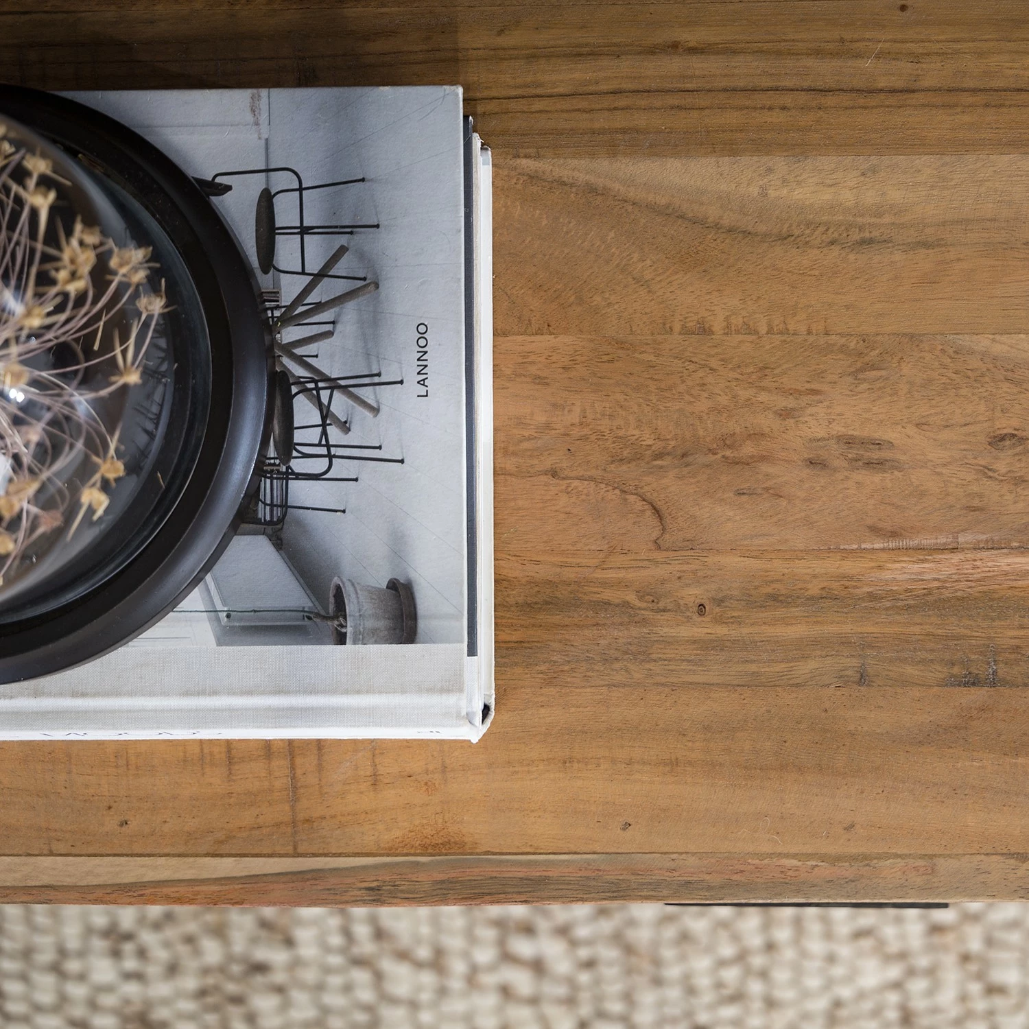 Ars Natura Sideboard Roody - Inkl. Beleuchtung - Akazie massiv / Metall - Akazie / Schwarz 17 Ars Natura Sideboard Roody - Inkl. Beleuchtung - Akazie massiv / Metall - Akazie / Schwarz – Bild 15