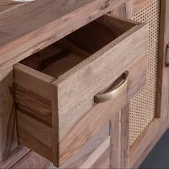 Naturoo Sideboard Rodern I - Sheesham massiv / Wiener Geflecht -Büromöbel Verkaufsgeschäft 1000239487 210108 13355000015 DETAILS P000000001000239487
