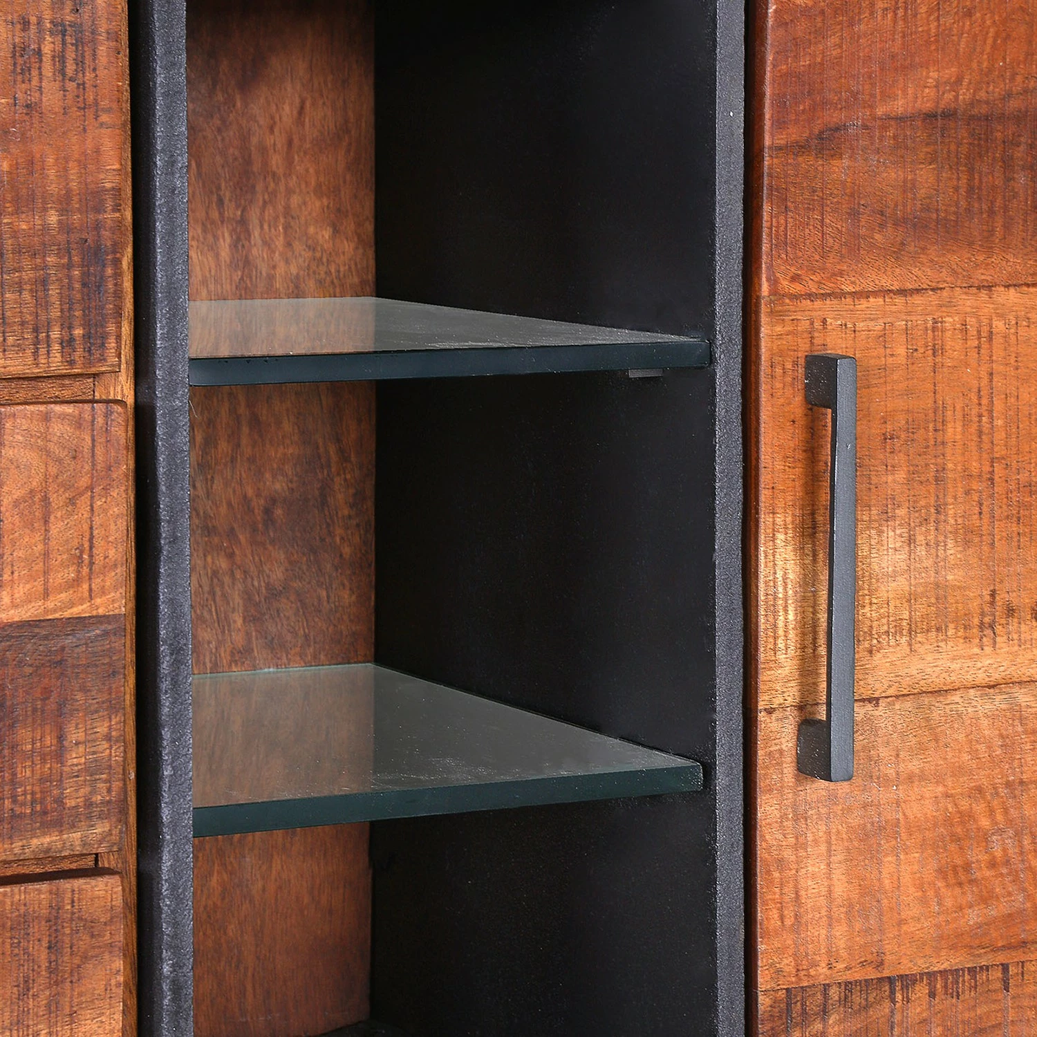 Red Living Sideboard Thiery - Mango massiv / Metall - Mango Braun / Anthrazit 7 Red Living Sideboard Thiery - Mango massiv / Metall - Mango Braun / Anthrazit – Bild 5