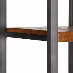 Red Living Regal Thiery - Mango massiv / Metall - Mango Braun / Anthrazit -Büromöbel Verkaufsgeschäft 1000239517 210108 13393100126 DETAILS P000000001000239517