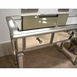 Velvet Studio Schreibtisch Embry - Silber -Büromöbel Verkaufsgeschäft 1000241547 210121 14211100016 DETAILS P000000001000241547