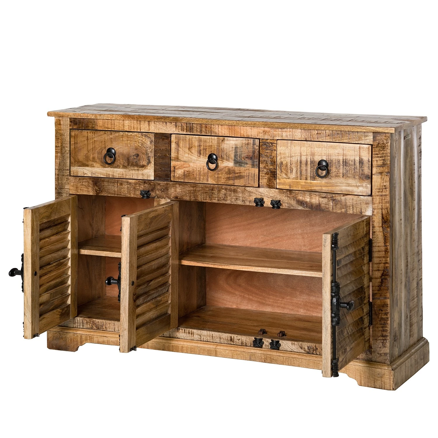 Wolf-Möbel Sideboard Senille - Mango massiv 6 Wolf-Möbel Sideboard Senille - Mango massiv – Bild 4