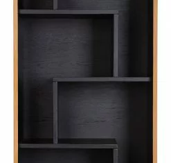 Studio Copenhagen Regal Flox I - Echtholzfurnier / Metall - Eiche / Schwarz -Büromöbel Verkaufsgeschäft 1000244164 211028 140300000061 DETAILS P000000001000244164