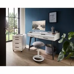 Furnitive Rollcontainer Lemuy - Weiß / Anthrazit 10 Furnitive Rollcontainer Lemuy - Weiß / Anthrazit -Büromöbel Verkaufsgeschäft 1000245002 210504 06310700095 MOOD DETAILS P000000001000245002 mood