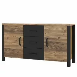 Red Living Sideboard Velleron I - Fichte Dekor
