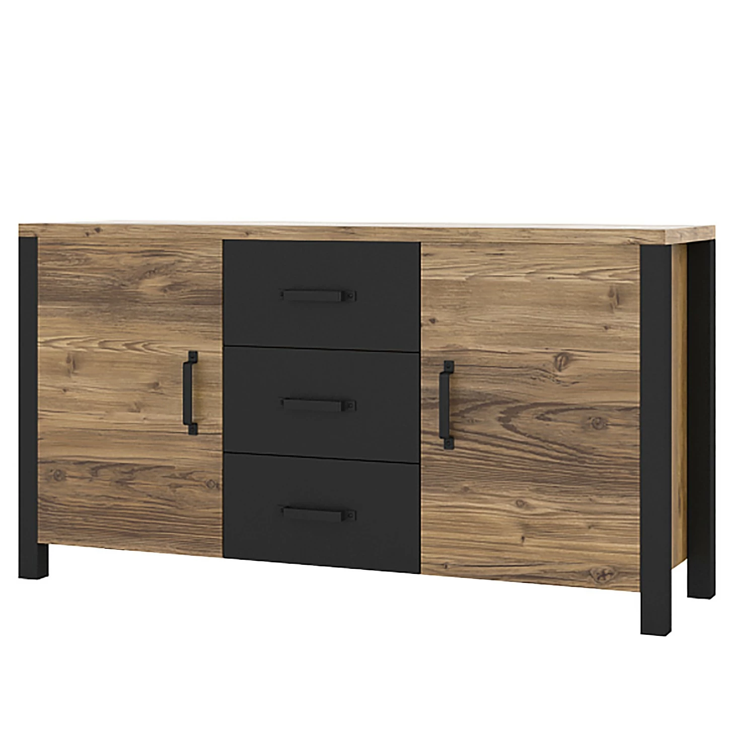 Red Living Sideboard Velleron I - Fichte Dekor 3 Red Living Sideboard Velleron I - Fichte Dekor