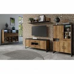 Red Living Regal Turriers II - Fichte Dekor / Matt Schwarz 11 Red Living Regal Turriers II - Fichte Dekor / Matt Schwarz -Büromöbel Verkaufsgeschäft 1000245426 210217 13062900102 MOOD DETAILS P000000001000245426 mood