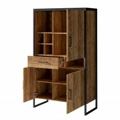 Red Living Regal Turriers II - Fichte Dekor / Matt Schwarz 13 Red Living Regal Turriers II - Fichte Dekor / Matt Schwarz -Büromöbel Verkaufsgeschäft 1000245426 210217 13063100104 DETAILS P000000001000245426