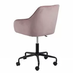 Jack & Alice Bürostuhl Magrin - Samt / Eisen - Altrosa -Büromöbel Verkaufsgeschäft 1000246590 210209 12132300289 DETAILS P000000001000246590