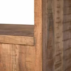 Ars manufacti Büroschrank Domme - Akazie massiv / Eisen - Akazie / Anthrazit -Büromöbel Verkaufsgeschäft 1000246786 220318 037 DETAILS P000000001000246786