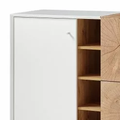 Loftscape Sideboard Crecora II - Weiß / Eiche Dekor -Büromöbel Verkaufsgeschäft 1000246791 210727 12504700009 DETAILS P000000001000246791